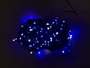 Jouluvalot 200LED/16m+1,5m, sininen/viileä valkoinen+viileä valkoinen Flash hinta ja tiedot | Jouluvalot | hobbyhall.fi