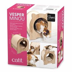 Raapimispuu Catit Vesper Minou, 36x36,5x40,5 cm, ruskea hinta ja tiedot | Raapimispuut ja kiipeilypuut | hobbyhall.fi