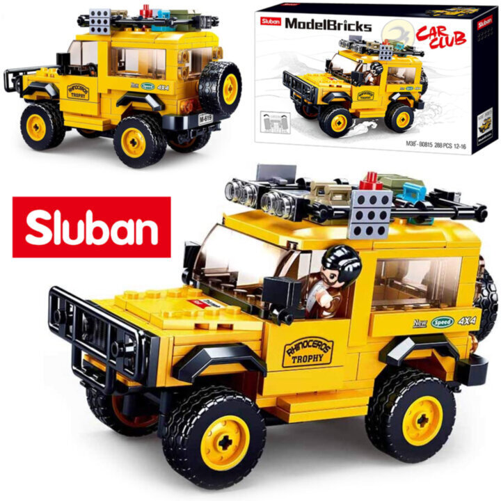 Rakennussarja Sluban CAR CLUB, 288 osaa hinta ja tiedot | LEGOT ja rakennuslelut | hobbyhall.fi