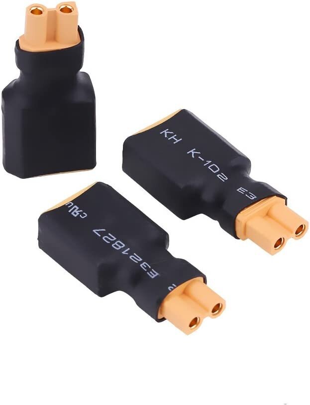 5 kpl. RC Drone Plug Adapter Adapter Converter XT30 - XT60 (XT30 Female - XT60 Plug) hinta ja tiedot | Älylaitteiden lisätarvikkeet | hobbyhall.fi