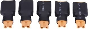 5 kpl. RC Drone Plug Adapter Adapter Converter XT30 - XT60 (XT30 Female - XT60 Plug) hinta ja tiedot | Älylaitteiden lisätarvikkeet | hobbyhall.fi