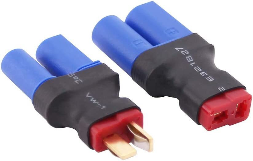 4 kpl EC5 - T-Plug Deans Style Uros naaras RC-liitinsovitin hinta ja tiedot | Älylaitteiden lisätarvikkeet | hobbyhall.fi