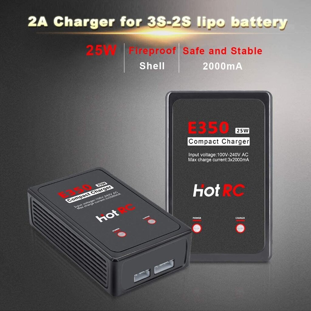 E350 2S 3S Kompakti 25 W tasapainolaturi Life Lipo Battery RC hinta ja tiedot | Älylaitteiden lisätarvikkeet | hobbyhall.fi