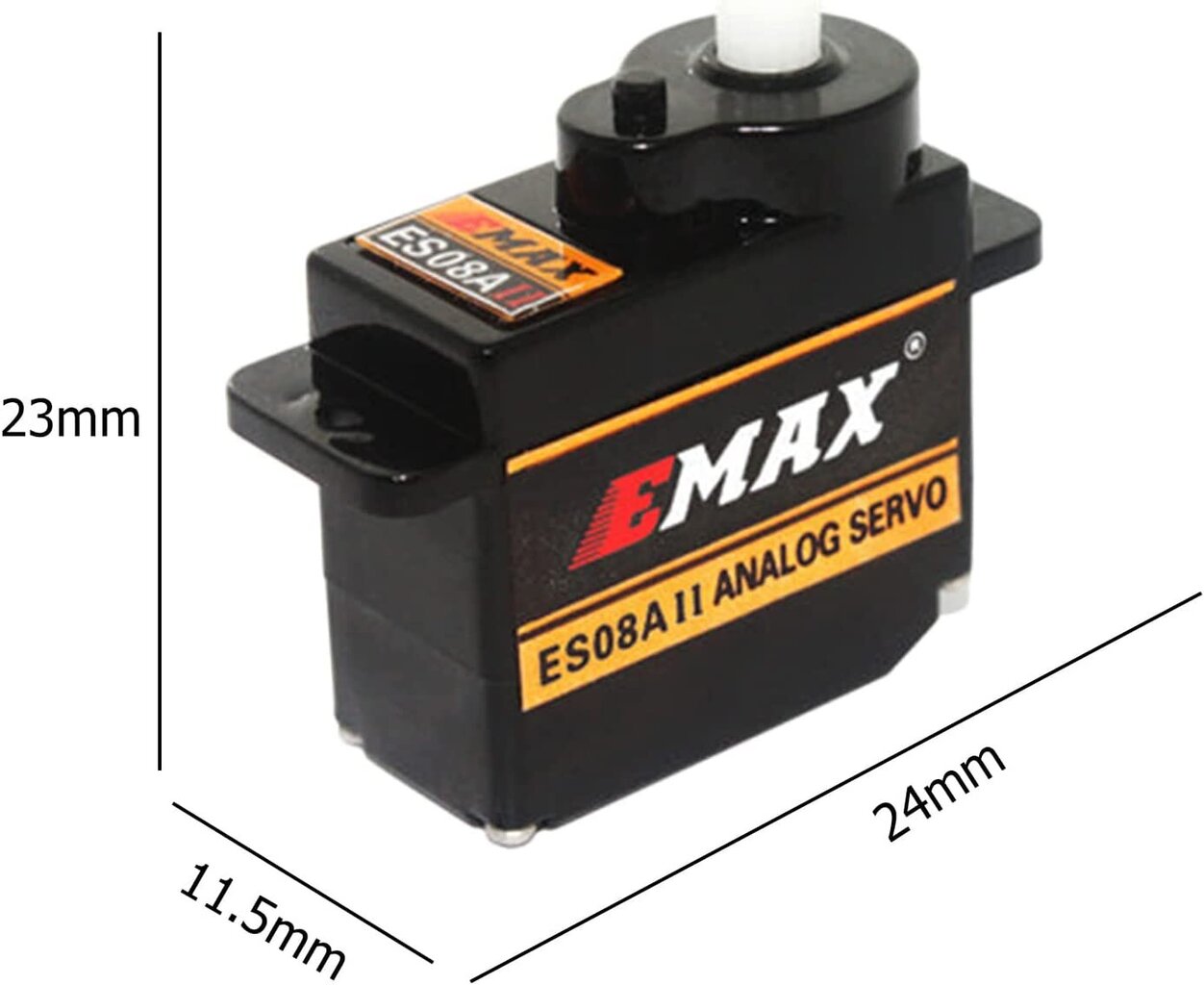 EMax ES08A II 8,6g muovinen vaihteiston analoginen servo 15T varsikannattimella aksiaalisen SCX24 RC -mallin auton varaosille hinta ja tiedot | Älylaitteiden lisätarvikkeet | hobbyhall.fi