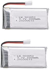 2 kpl. 3.7V 1800mAh Lipo Ladattava akku hinta ja tiedot | Älylaitteiden lisätarvikkeet | hobbyhall.fi