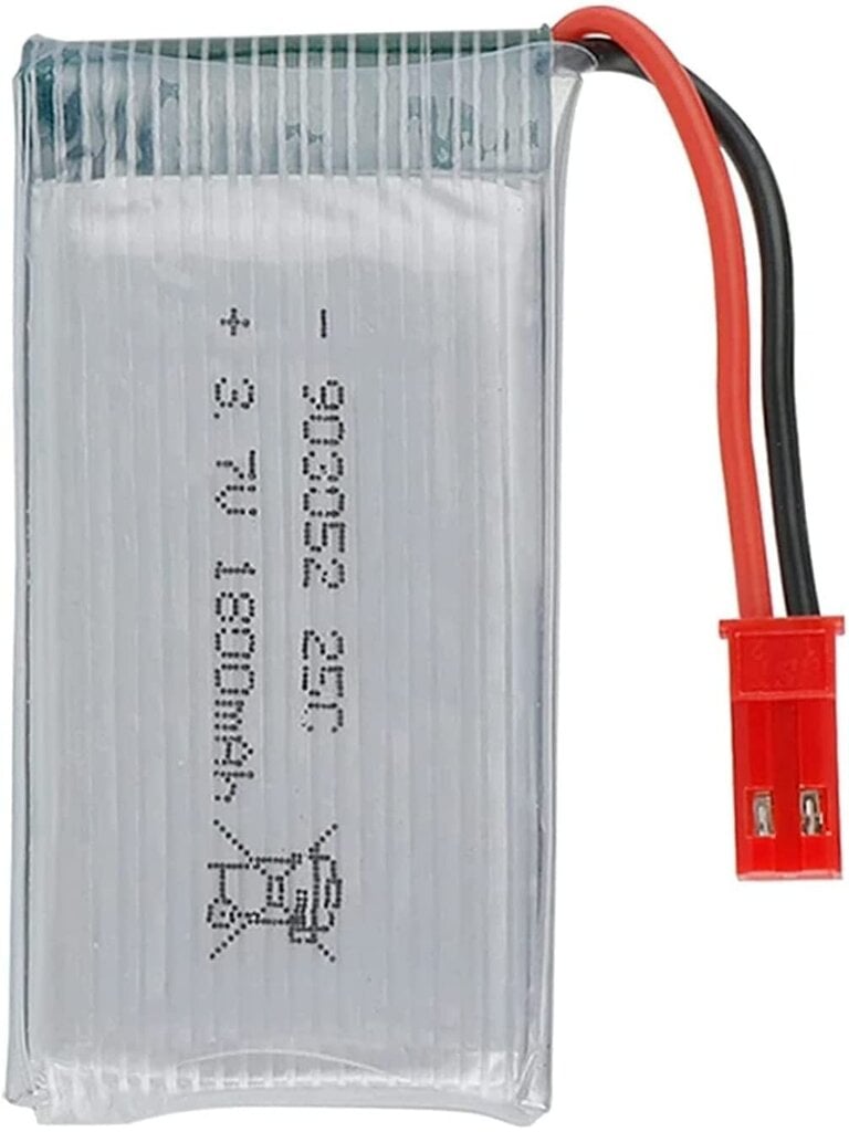 1 kpl. 3,7 V 1800 mAh 25C Li-po-akku JST-liittimellä JJRC H11D H11C HQ898B hinta ja tiedot | Älylaitteiden lisätarvikkeet | hobbyhall.fi