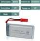 1 kpl. 3,7 V 1800 mAh 25C Li-po-akku JST-liittimellä JJRC H11D H11C HQ898B hinta ja tiedot | Älylaitteiden lisätarvikkeet | hobbyhall.fi