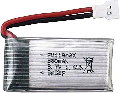 3 kpl. 3,7 V 380 mAh ladattava Li-Po-akku hinta ja tiedot | Älylaitteiden lisätarvikkeet | hobbyhall.fi