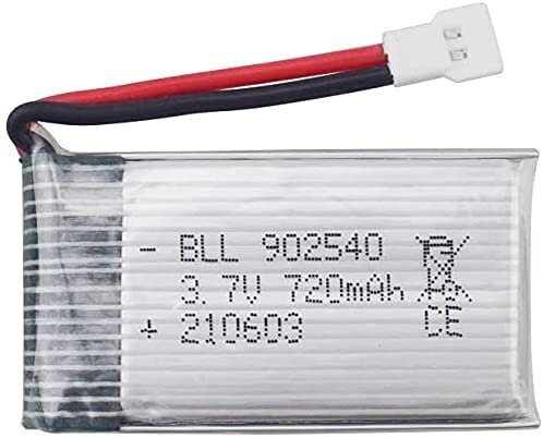 4 kpl. Ladattava Lipo-akku (3,7 V 720 mAh Lipo) + laturi hinta ja tiedot | Älylaitteiden lisätarvikkeet | hobbyhall.fi