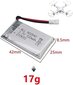 4 kpl. Ladattava Lipo-akku (3,7 V 720 mAh Lipo) + laturi hinta ja tiedot | Älylaitteiden lisätarvikkeet | hobbyhall.fi