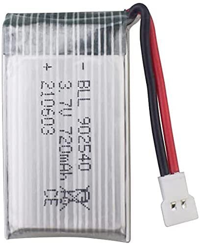 4 kpl. Ladattava Lipo-akku (3,7 V 720 mAh Lipo) + laturi hinta ja tiedot | Älylaitteiden lisätarvikkeet | hobbyhall.fi