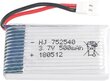 4 kpl 3,7 V 500 mAh ladattava Lipo-akku hinta ja tiedot | Älylaitteiden lisätarvikkeet | hobbyhall.fi