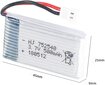 4 kpl 3,7 V 500 mAh ladattava Lipo-akku hinta ja tiedot | Älylaitteiden lisätarvikkeet | hobbyhall.fi