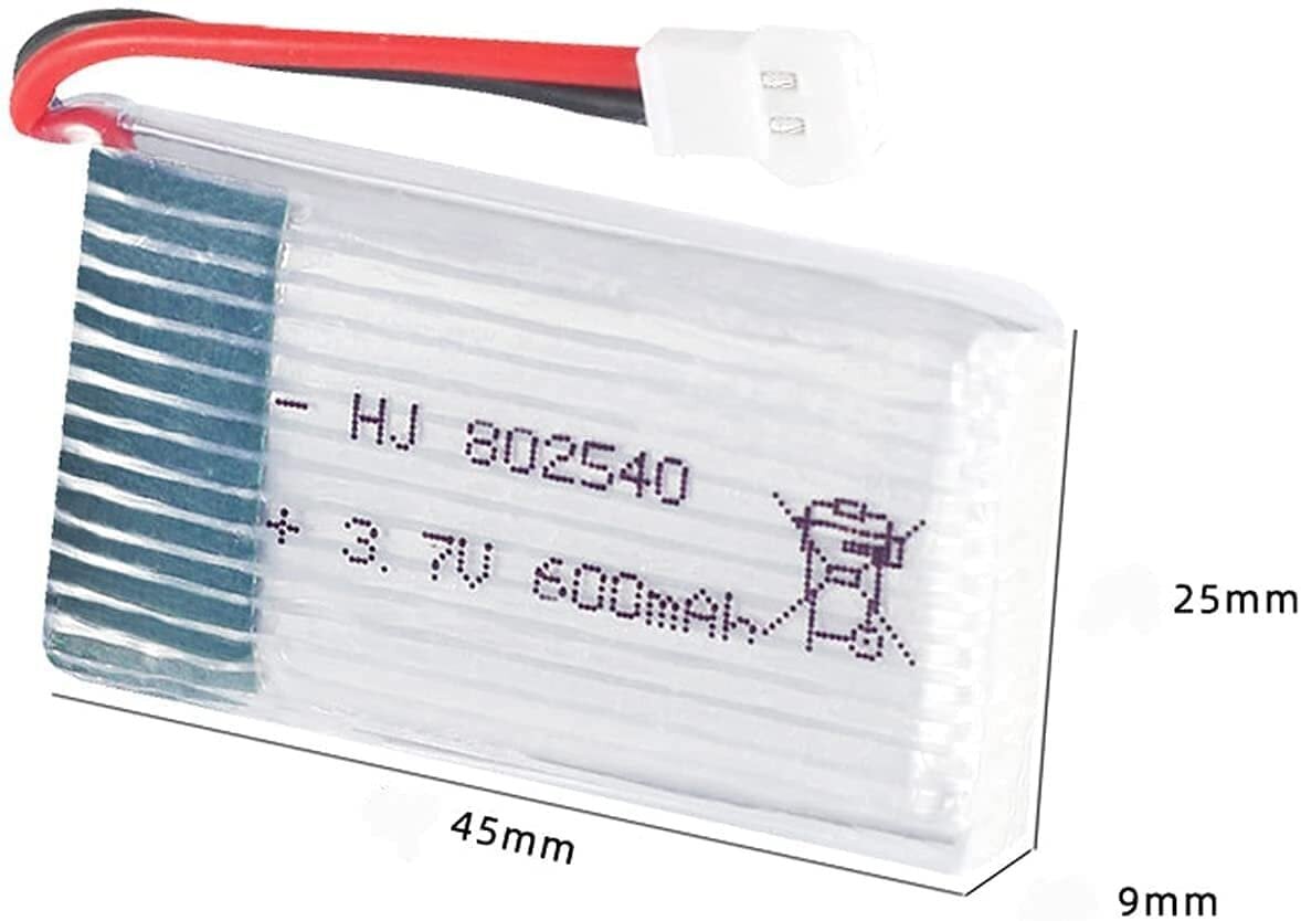 kpl. 3,7 V 600 mAh Lipo-akku laturilla hinta ja tiedot | Älylaitteiden lisätarvikkeet | hobbyhall.fi