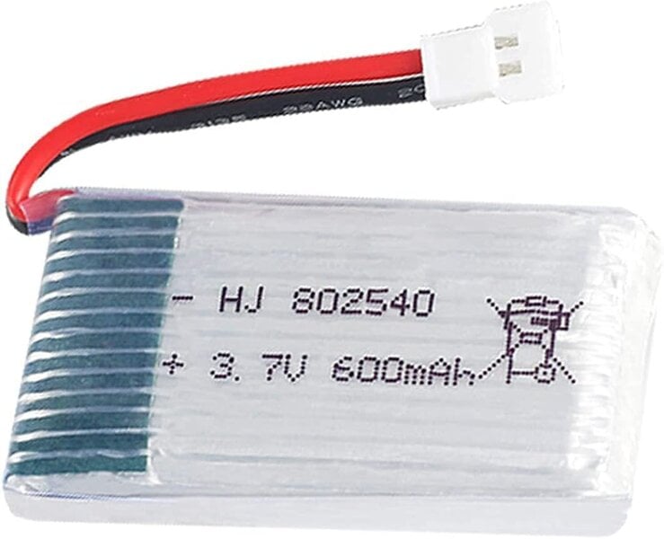 kpl. 3,7 V 600 mAh Lipo-akku laturilla