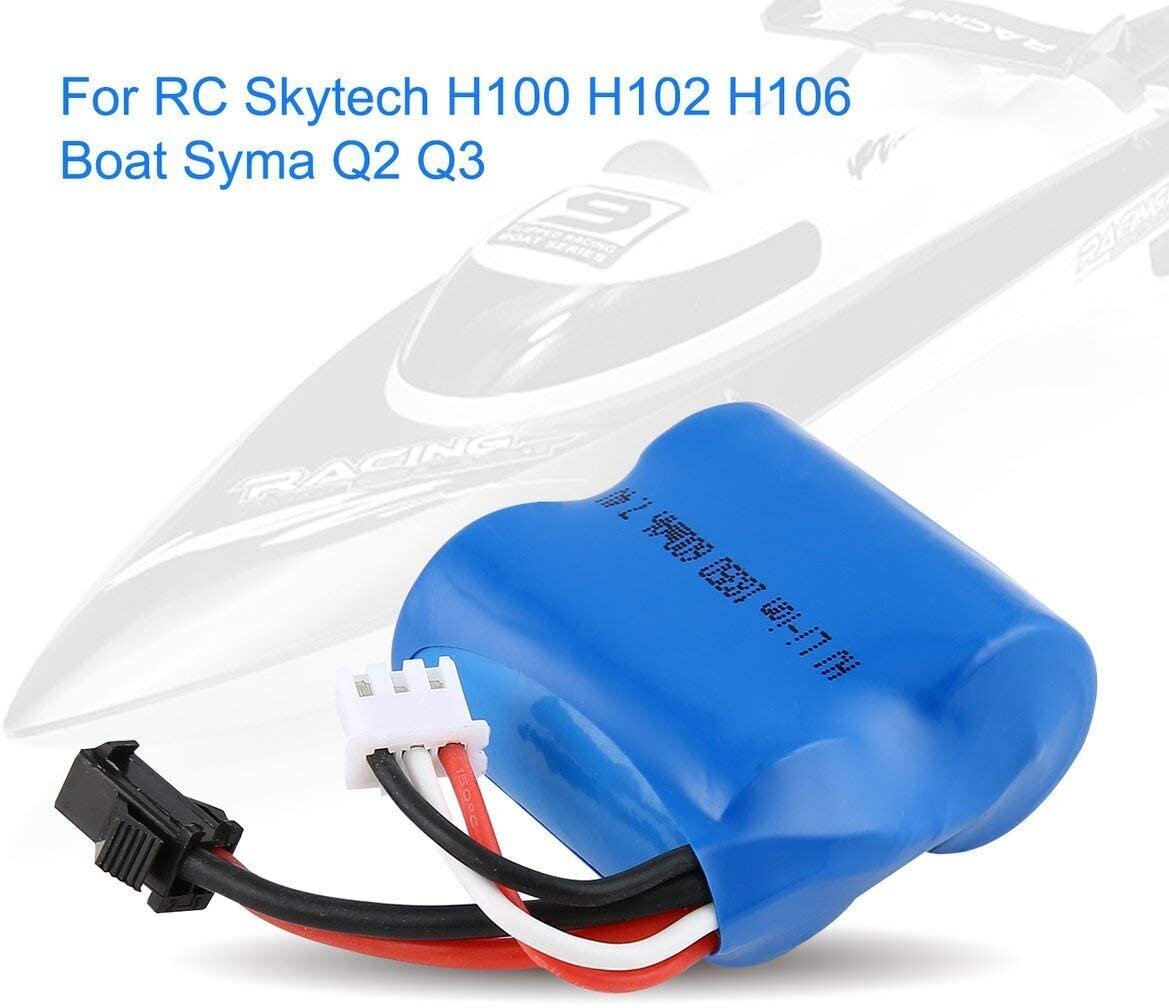 1 kpl. 7,4 V 600 mAh Li-ion akku RC-veneille Skytech H100 H102 H106 Syma Q2 Q3 hinta ja tiedot | Älylaitteiden lisätarvikkeet | hobbyhall.fi