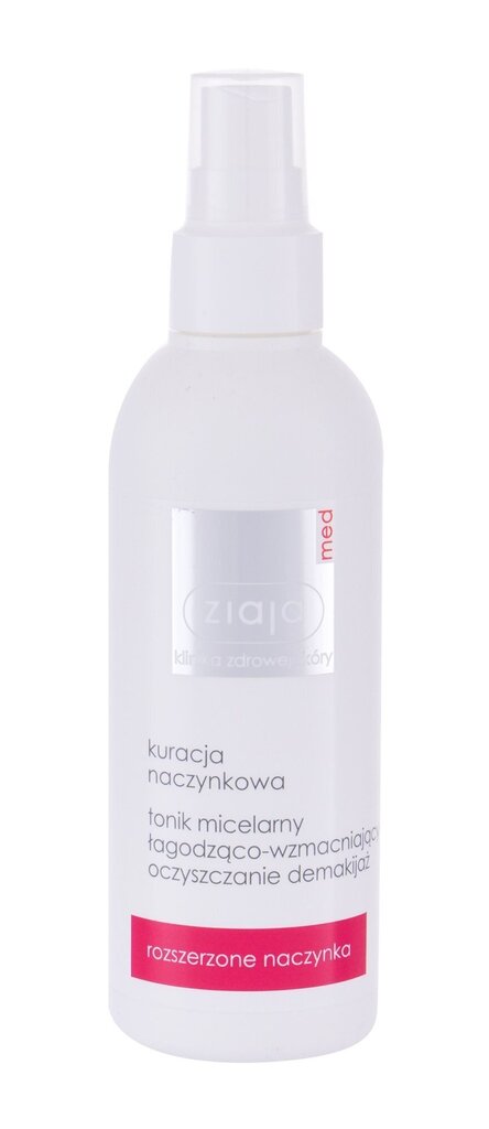 Ziaja Med Capillary Treatment Soothing kasvovesi 200 ml hinta ja tiedot | Kasvojen puhdistusaineet | hobbyhall.fi