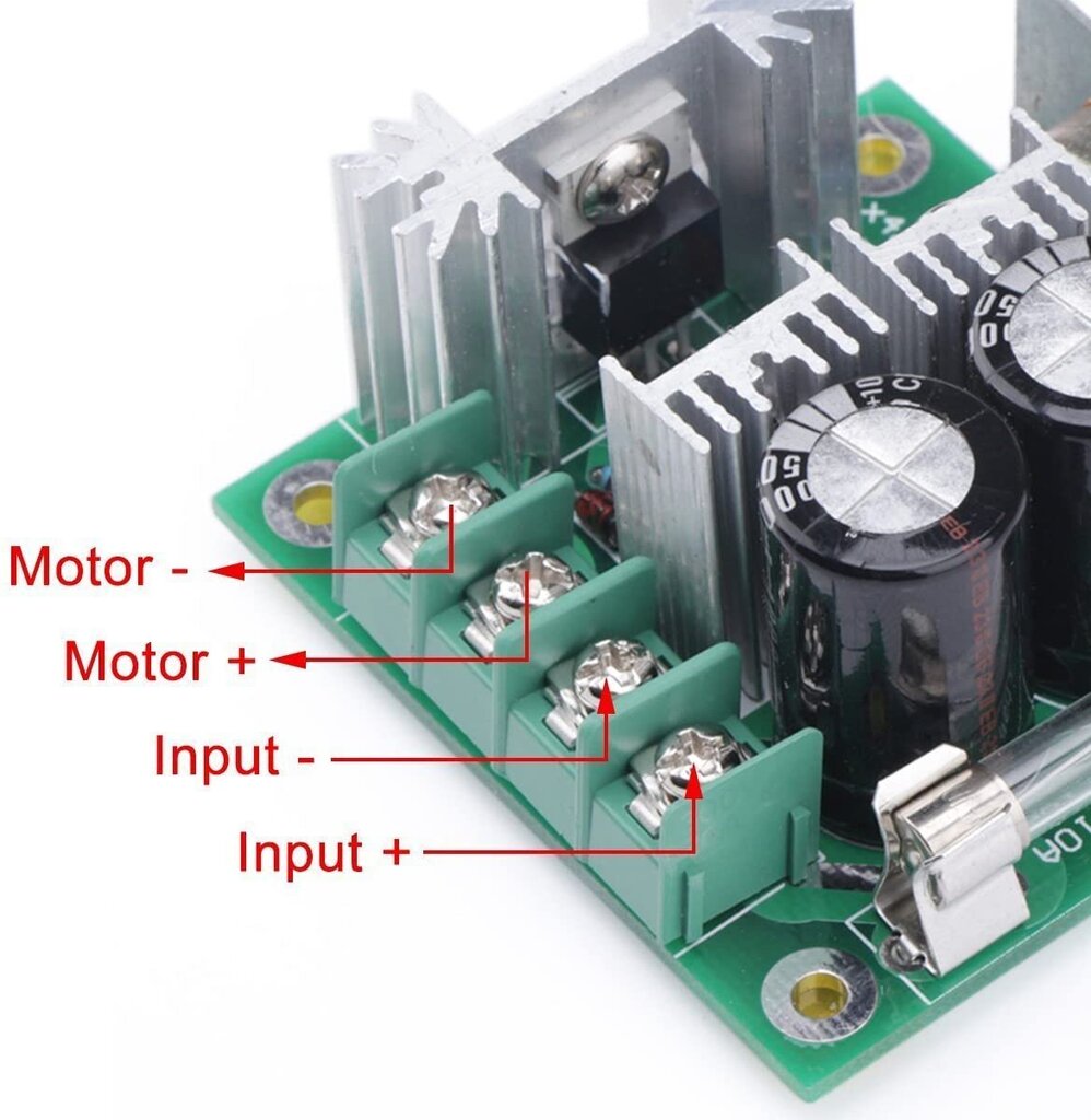 13KHz PWM DC nopeudensäädinmoottori 12-40V 10A hinta ja tiedot | Älylaitteiden lisätarvikkeet | hobbyhall.fi