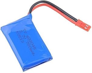 2 kpl. Ladattava Lipo-akku (3,7 V 780 mAh) Wltoys V636 V686 V686G V686K JJRC V686 Quadricopter Dronelle hinta ja tiedot | Älylaitteiden lisätarvikkeet | hobbyhall.fi