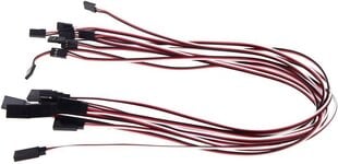 Futaba Jr Servo Osa Servo Extender 500m X 50cm 10kpl hinta ja tiedot | Älylaitteiden lisätarvikkeet | hobbyhall.fi