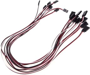 Futaba Jr Servo Osa Servo Extender 500m X 50cm 10kpl hinta ja tiedot | Älylaitteiden lisätarvikkeet | hobbyhall.fi