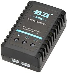 B3 20W 1.6A AC 100-240V 50/60Hz Kompakti kannettava tasapainolaturi Easy Plug 2S-3S LiPo IMAX hinta ja tiedot | Älylaitteiden lisätarvikkeet | hobbyhall.fi