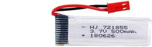 3 kpl. Ladattava Lipo-akku (3,7 V 500 mAh) hinta ja tiedot | Älylaitteiden lisätarvikkeet | hobbyhall.fi