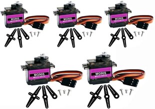 5kpl MG90S Micro Servomotor 14G RC hinta ja tiedot | Älylaitteiden lisätarvikkeet | hobbyhall.fi