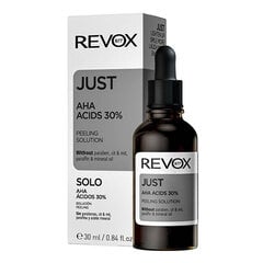 Hapan kasvojen kuorinta Revox Just AHA Acids 30%, 30 ml hinta ja tiedot | Revox Hajuvedet ja kosmetiikka | hobbyhall.fi