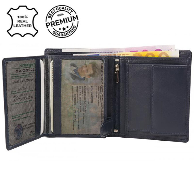 Aitoa nahkaa oleva lompakko Need 4You, sininen hinta ja tiedot | Naisten lompakot | hobbyhall.fi