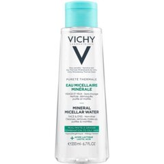 Vichy Purete Thermale Mineral Water For Oily Skin misellivesi 200 ml hinta ja tiedot | Kasvojen puhdistusaineet | hobbyhall.fi