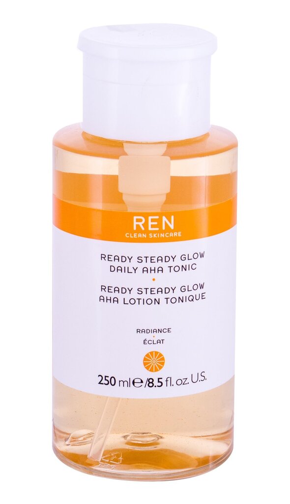 Ren Clean Skincare Ready Steady Glow -kasvovesi, 250 ml hinta ja tiedot | Kasvojen puhdistusaineet | hobbyhall.fi