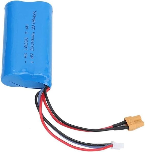 Lipo-akku 7,4 V 2000 mAh 2S XT30-liittimellä HUINA 580 550 583 582 1580 1583 RC Toy Accessory