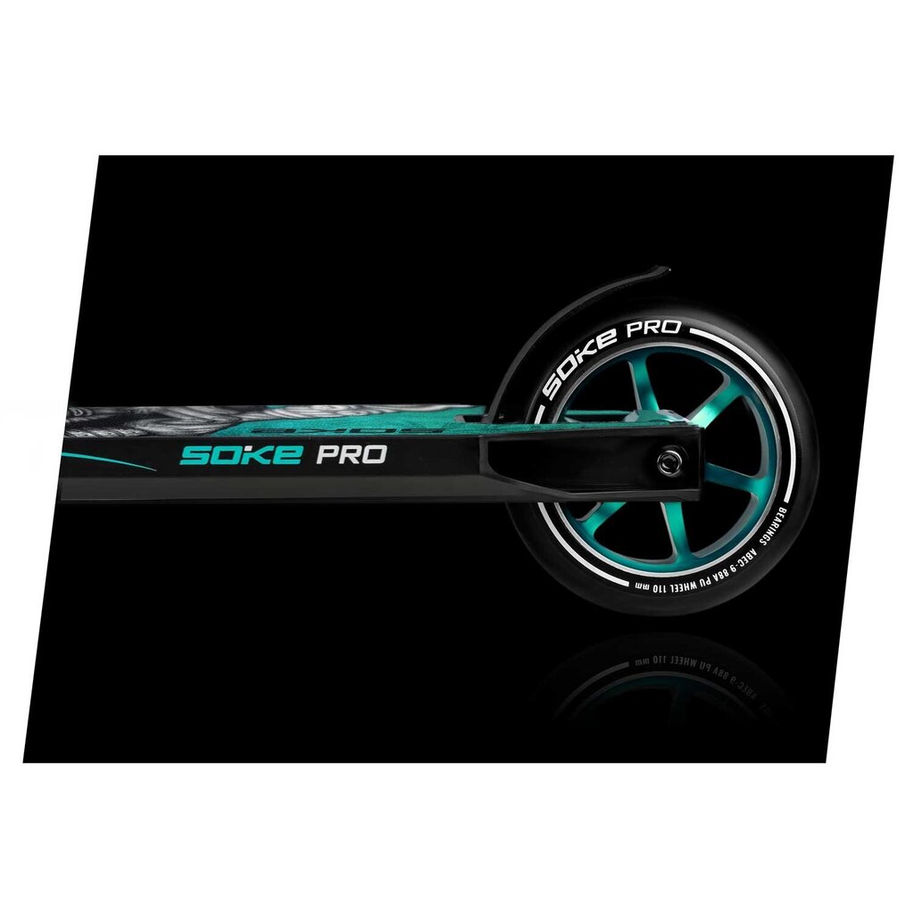 Potkulauta SOKE PRO Kong (1523-801208) Turquoise 110mm hinta ja tiedot | Potkulaudat | hobbyhall.fi