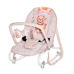 Keinusitteri Lorelli Rocker Eliza, Mellow Roze Bear hinta ja tiedot | Sitterit | hobbyhall.fi