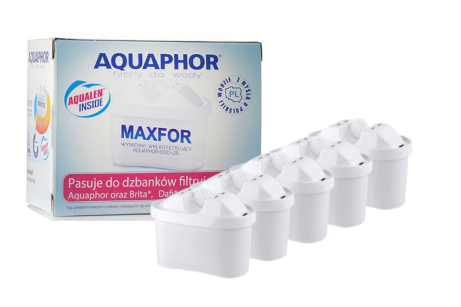 Aquaphor vedensuodatinpatruunat Unimax kannuihin, 5 kpl hinta ja tiedot | Vedensuodattimet | hobbyhall.fi