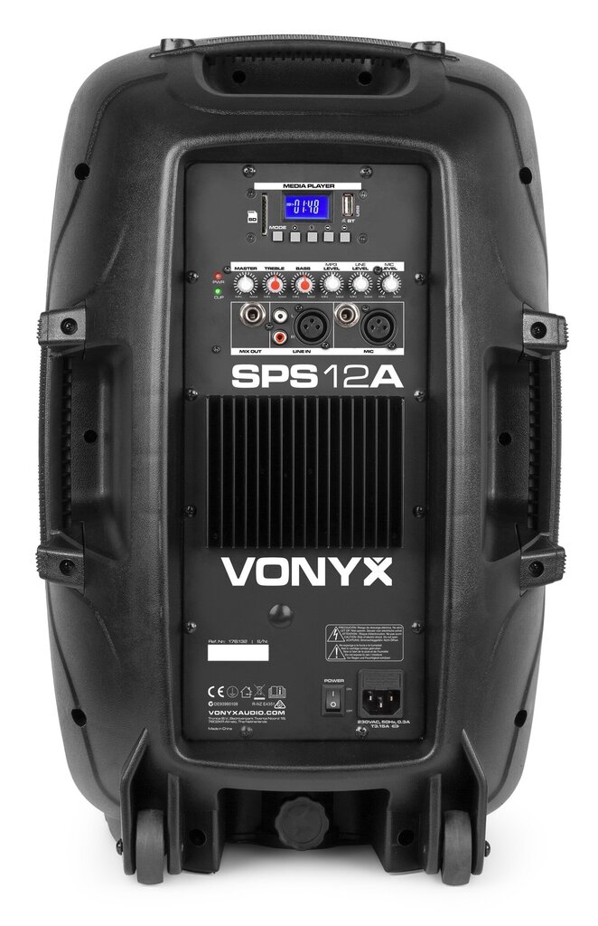 Vonyx SPS12A aktiivikaiutin Mp3-sarja 12" jalustalla hinta ja tiedot | Kaiuttimet | hobbyhall.fi