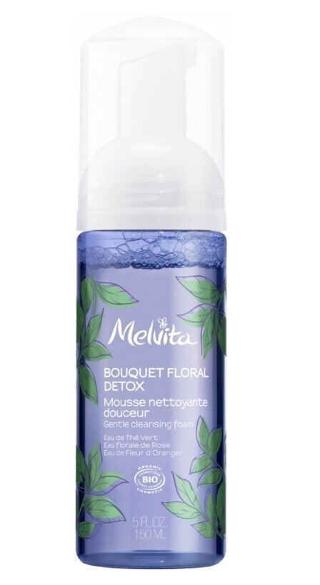 Varovasti puhdistava kasvonvaahto Melvita Floral Bouquet Detox, 150 ml hinta ja tiedot | Kasvojen puhdistusaineet | hobbyhall.fi