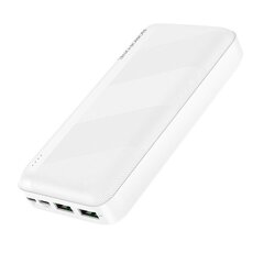 Borofone Power Bank 20000mAh BJ27A Pindar - 2xUSB - valkoinen hinta ja tiedot | Borofone Matkapuhelimet ja tarvikkeet | hobbyhall.fi