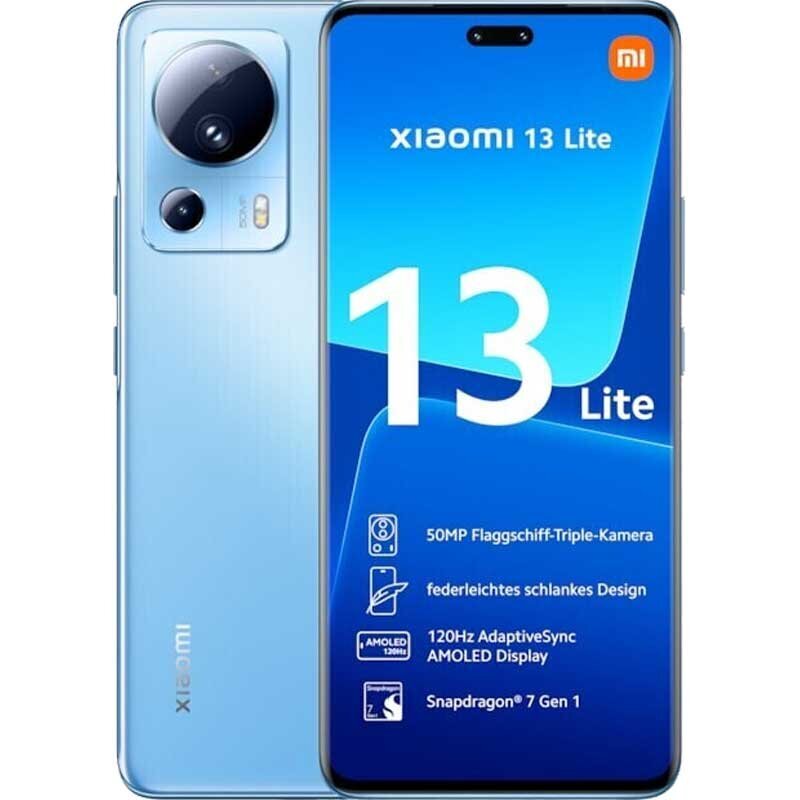 Xiaomi Xiaomi 13 Lite 8/128GB Sininen hinta ja tiedot | Matkapuhelimet | hobbyhall.fi