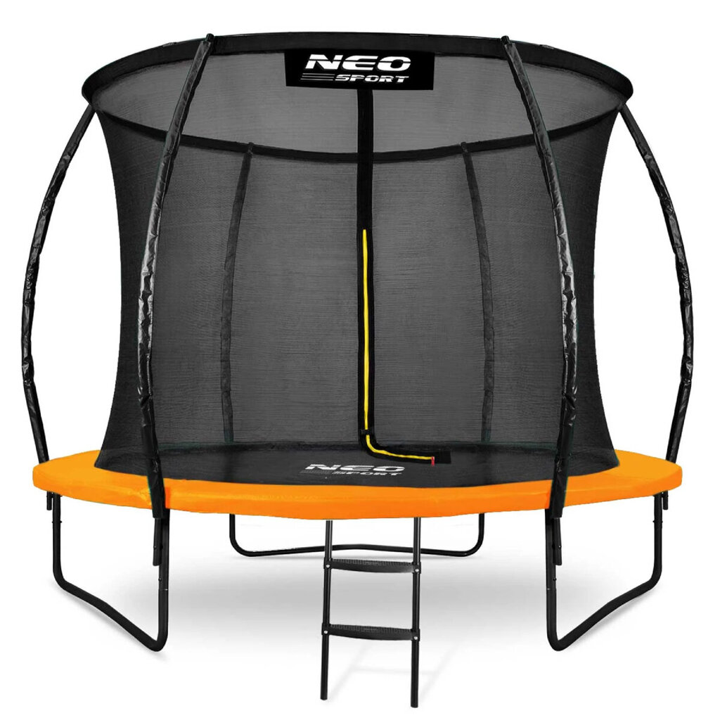 Trampoliini Neo-Sport (NS-10С201) musta/oranssi 312 cm (10ft) hinta ja tiedot | Trampoliinit | hobbyhall.fi