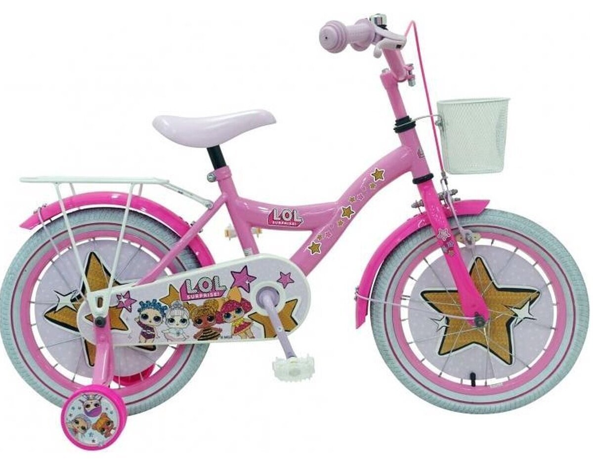 Polkupyörä Volare 16" Lol Surprise Pink hinta ja tiedot | Polkupyörät | hobbyhall.fi