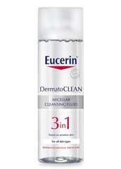 Misellivesi Eucerin DermatoClean 3in1 200 ml hinta ja tiedot | Kasvojen puhdistusaineet | hobbyhall.fi