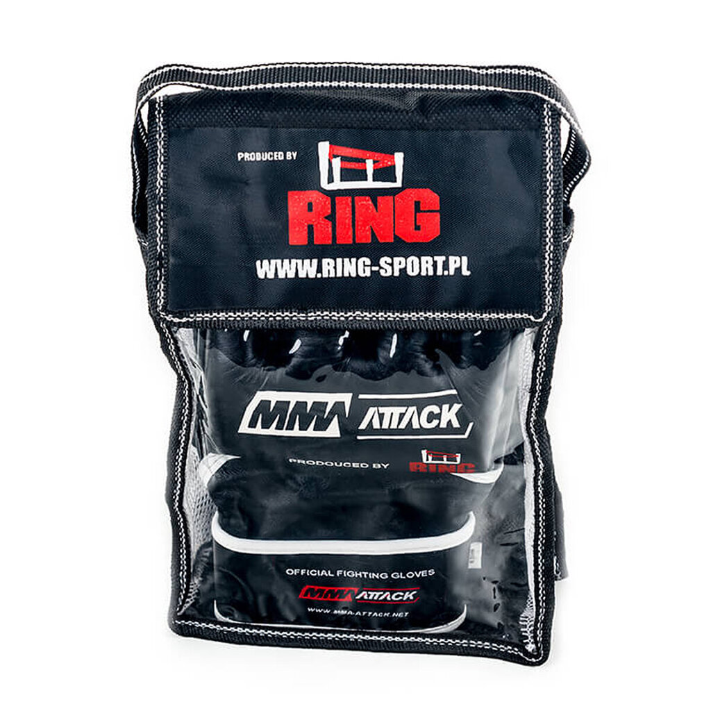 MMA hanskat Ring Attack (RR-99) XL, musta hinta ja tiedot | Kamppailulajit | hobbyhall.fi