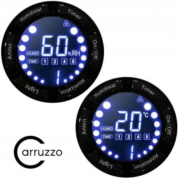 Carruzzo ultraääni-ilmankostutin LCD-näytöllä hinta ja tiedot | Ilmankostuttimet | hobbyhall.fi