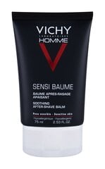 Vichy Homme Sensi-Baume partabalsami miehelle 75 ml hinta ja tiedot | Parranajo ja karvanpoisto | hobbyhall.fi