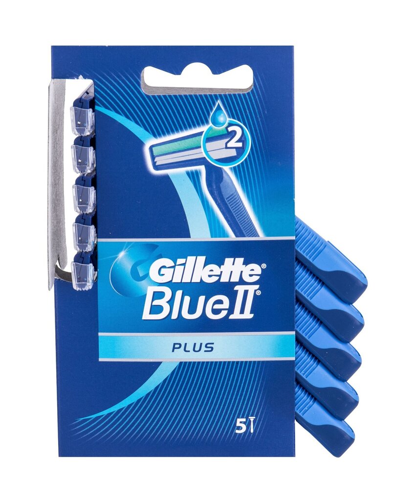 Gillette Blue II Plus partahöylä miehelle 5 hinta ja tiedot | Parranajo ja karvanpoisto | hobbyhall.fi