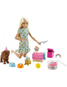 Barbie-nukke koiranpentujen juhlat hinta ja tiedot | Tyttöjen lelut | hobbyhall.fi