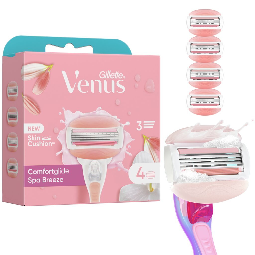 Gillette Venus Breeze vaihtoterä 4 hinta ja tiedot | Parranajo ja karvanpoisto | hobbyhall.fi