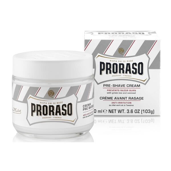 Proraso-pre-shave-voide herkälle iholle, vihreä tee, 100 ml hinta ja tiedot | Parranajo ja karvanpoisto | hobbyhall.fi